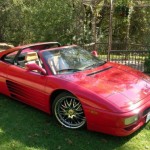 bargain ferrari 348 ts 1990 red